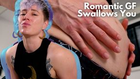 Girlfriend Swallows You to Be Closer - Vored by Your Sweet Romantic Partner Jaq Quicksilver - nonbinary, soft domination, belly, tummy, non-nude - 720p mp4
