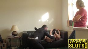 Businesswoman Cassie de la Rage dominates with intense bondage and submission
