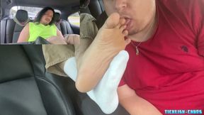TicklishChubs Inovake Gives Matt His Toes As Payment For A Snyft Ride