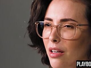 Hawt brunette hair Casey Calvert talks about masturbation and does it