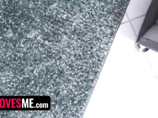 SisLovesMe - Stepbro sneaks on his stepsis Alex Blake while she masturbating in the shower