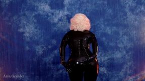 Amazing hot curvy MILF Latex and Naked Teasing 4k romantic Video