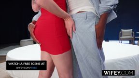 WIFEY Good-Girl Hotwife Ayla Gets BBC Railed, Her Husband Watches!