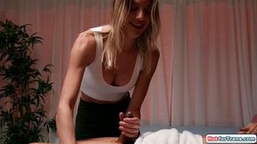 OMG I get to massage shemale Zariah Aura