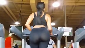 Big Ass Babe Gets Down & Dirty in Naughty Workout Session!
