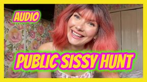 Public Sissy Hunt: Whispered Encouraged Bi Audio