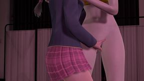 Dva fingeringTracer's pussy