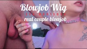 Happy Blowjob Wig & Cumslut Collar