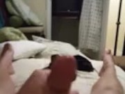 Shooting a huge load solo style