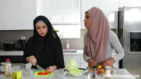 Milu Blaze Arab Chick Gives Blowjob & Gets Pussy Fucked Hardly