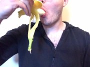 Erotic Banana eating