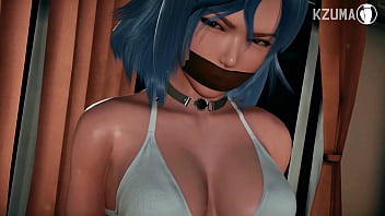 Neg&atilde_o Pauzudo macetando e-girl gostosa de cabelo azul - Anima&ccedil_&atilde_o Hentai