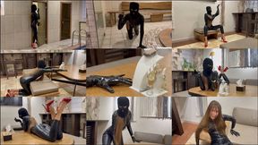 The housekeeper plans to steal the owners’ jewelry (custom video)