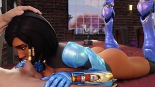 Pharah Being A Good Cock Sucker