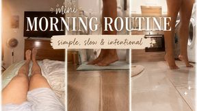 Mini Morning Routine | Barefoot Around the House | Relaxing Natural Feet