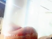 Taking off my Pussy Pump after 2 hrs