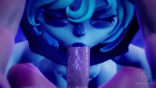 YORDLE VEX DRINKS ALL YOUR THICK AND WARM CUM | Merengue Z