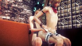 Yaoi Femboy - Mizu Blowjob and Chair Sitting Bareback