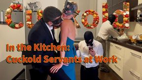 IN THE KITCHEN: CUCKOLD SERVANTS AT WORK