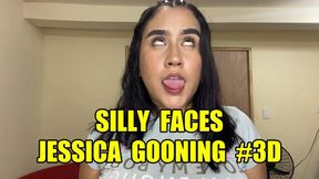 Silly Faces Jessica Gooning #3D: Derp Face Goon Goon State (Animated, Music, Text)
