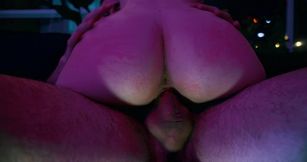 Blonde Model Gets Oiled up and Railed