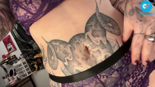 A tattooed Polish girl is happy to show you her tattoos!