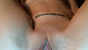 Tatooed Brunette Masturbating