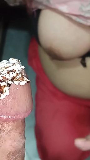 Desi Indian husband wife marriage anniversary cake romance sex - Hindi Audio   Clip 1