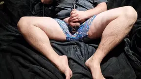 Chubby men, panties fondling, jerk off, wet, piss, peeing and cum