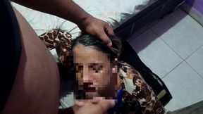 I fucked the naughty girl and the goalkeeper in her face