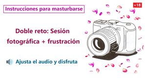 JOI hentai en espanol. Charlotte y su sesion fotografica.