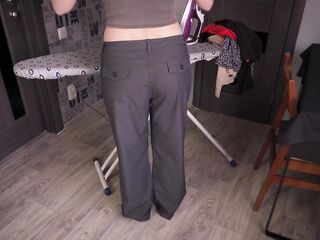 Constrained Nude Wife Sitiation At Home