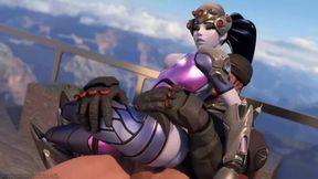 Compilation Of The Hottest D.va, Widowmaker, And Mercy Fuck