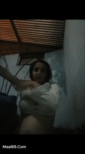 My Czn Showing Boobs When Alone in Bedroom