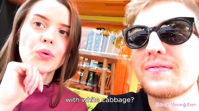 Teenie Gets Juicy Cum In Mouth!! | Sex Vlog Jamie Young in Athens