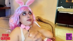 Gamer Bunny Stepsister Lends Me Her Pussy in Exchange for My Play