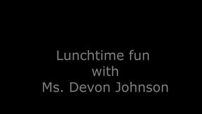 Lunchtime fun with Ms. Devon Johnson