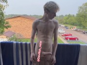 Jacking on my balcony (clip)