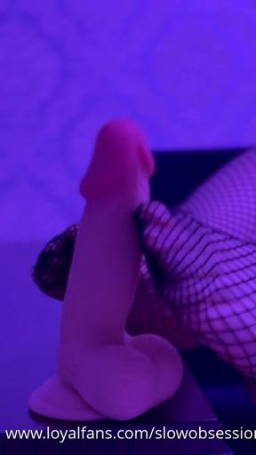 My delicate legs in stockings stroke your hard cock🍆🍆🍆