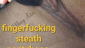 Fingerfucking steath pantyhose 720p