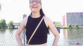 Real Anal Sex Casting With German Long Labia Small Tits Wife