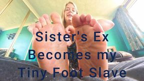 Sisters Ex Pt1 - Becoming my Tiny Foot Slave - POV 4K