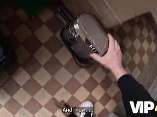 VIP4K. Nasty eighteen-year-old becomes a Cumslut 'coz of Debt