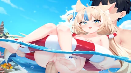 chr sameko saba indie youtuber pool day part 1