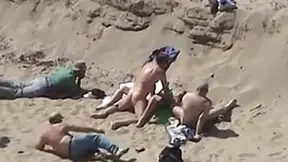 Sizzling Nudist Beach Orgies Caught Live On Camera