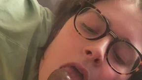 After Shower Blowjob Surprise