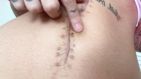 nali marie belly button fetish huge surgery scar fetish