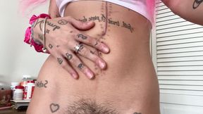 nali marie belly button fetish huge surgery scar fetish