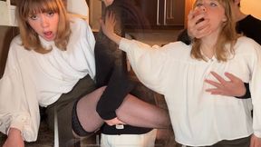 Teaching Fan How to Cook : Kissing Dry Hump, Grinding