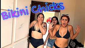 Three Bikini Girls In Tape Bondage (mp4)